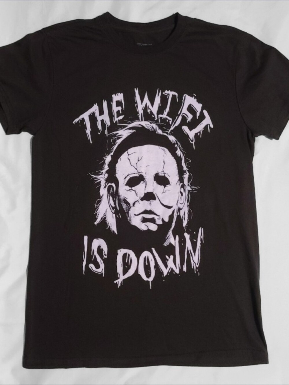 💥Michael Myers Halloween Funny black tee Size M Rob Zombie Official
